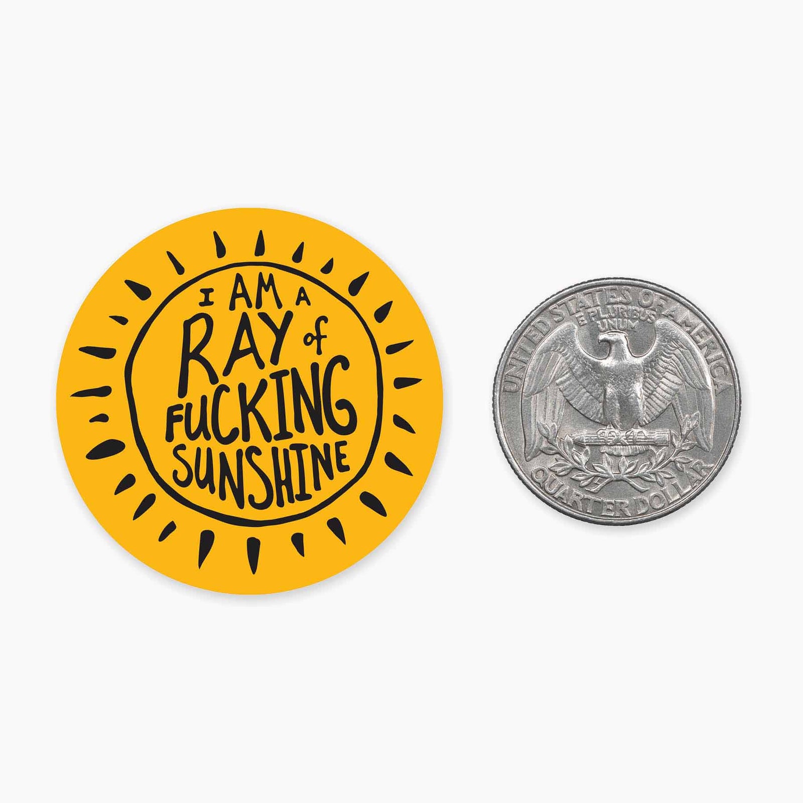 Frick'n Sunshine Mini Sticker
