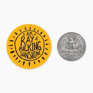 Frick'n Sunshine Mini Sticker