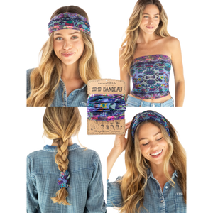Full Boho Bandeau Headband - S26