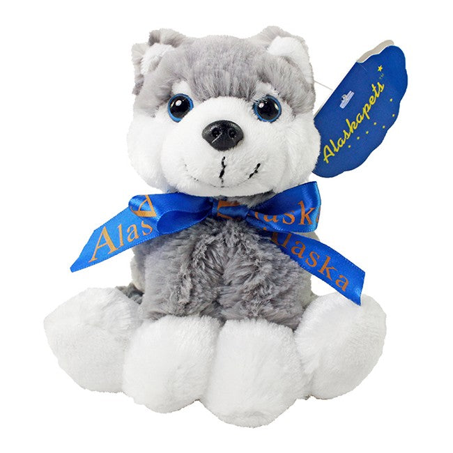Loveable Husky Plush 7 in