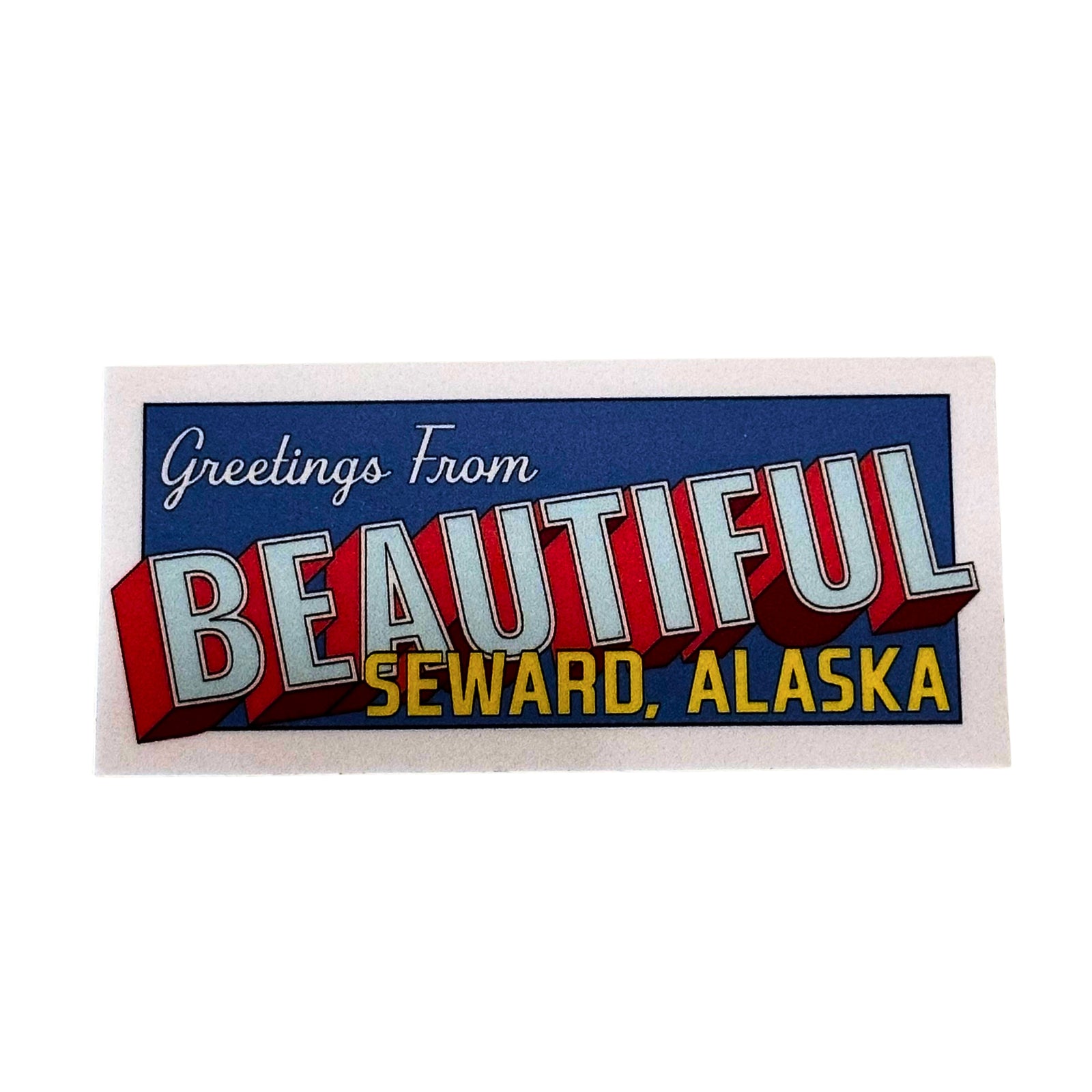 Beautiful Seward Alaska Sticker