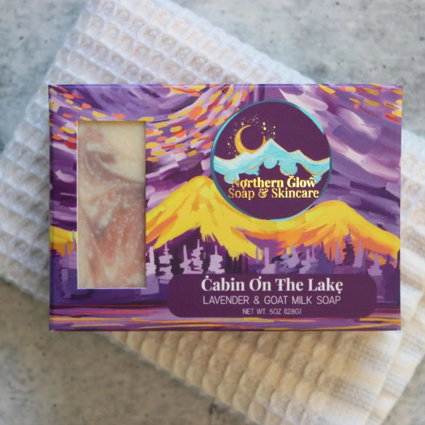 Cabin on the Lake - Lavender Goat Milk Soap | Relaxing Floral Soap