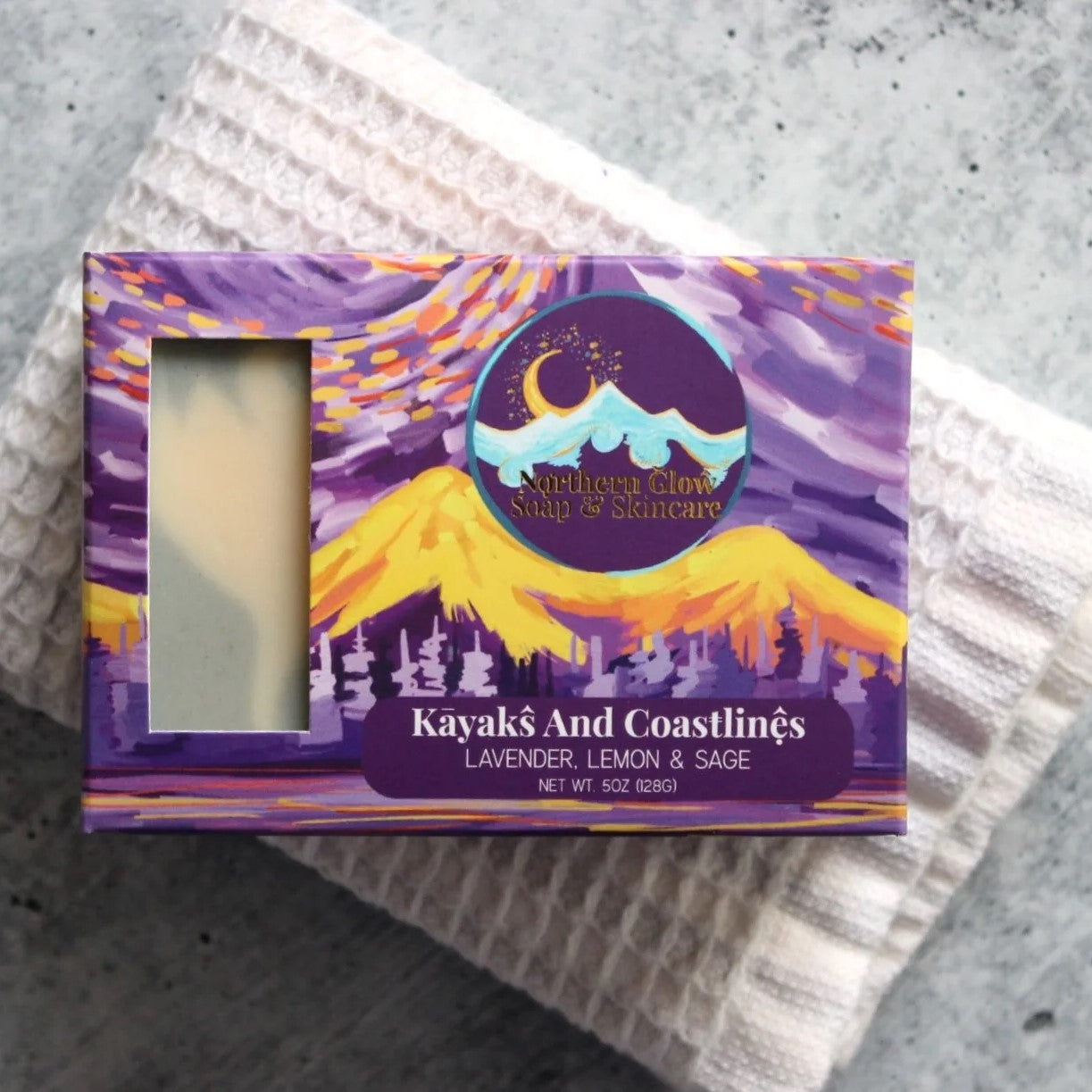 Kayaks and Coastlines - Lavender, Lemon & Sage Soap | Revitalizing Soap