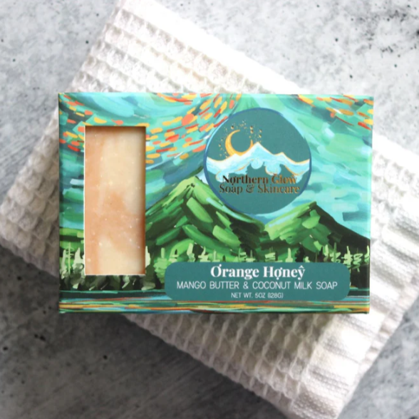 Mild Soap for Dry Skin | Orange Soap | Honey Soap | Coconut Milk Soap