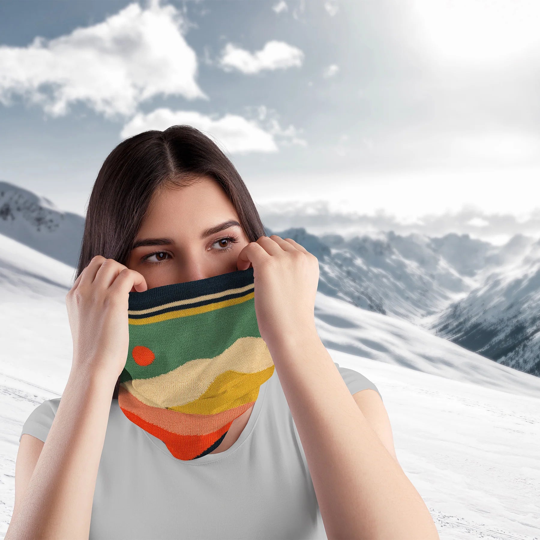 Crimson Dunes Neck Warmer