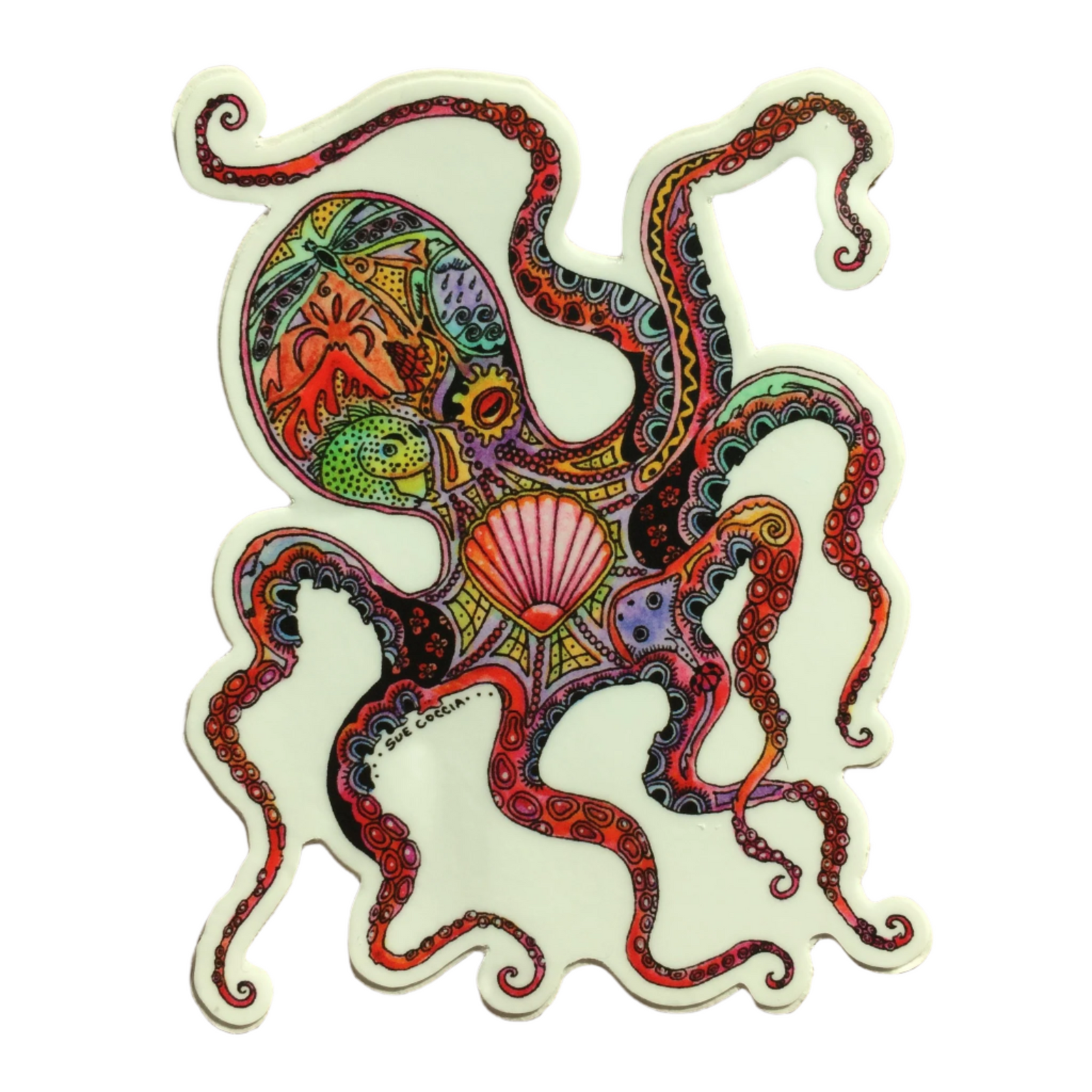 Sue Coccia Octopus Sticker