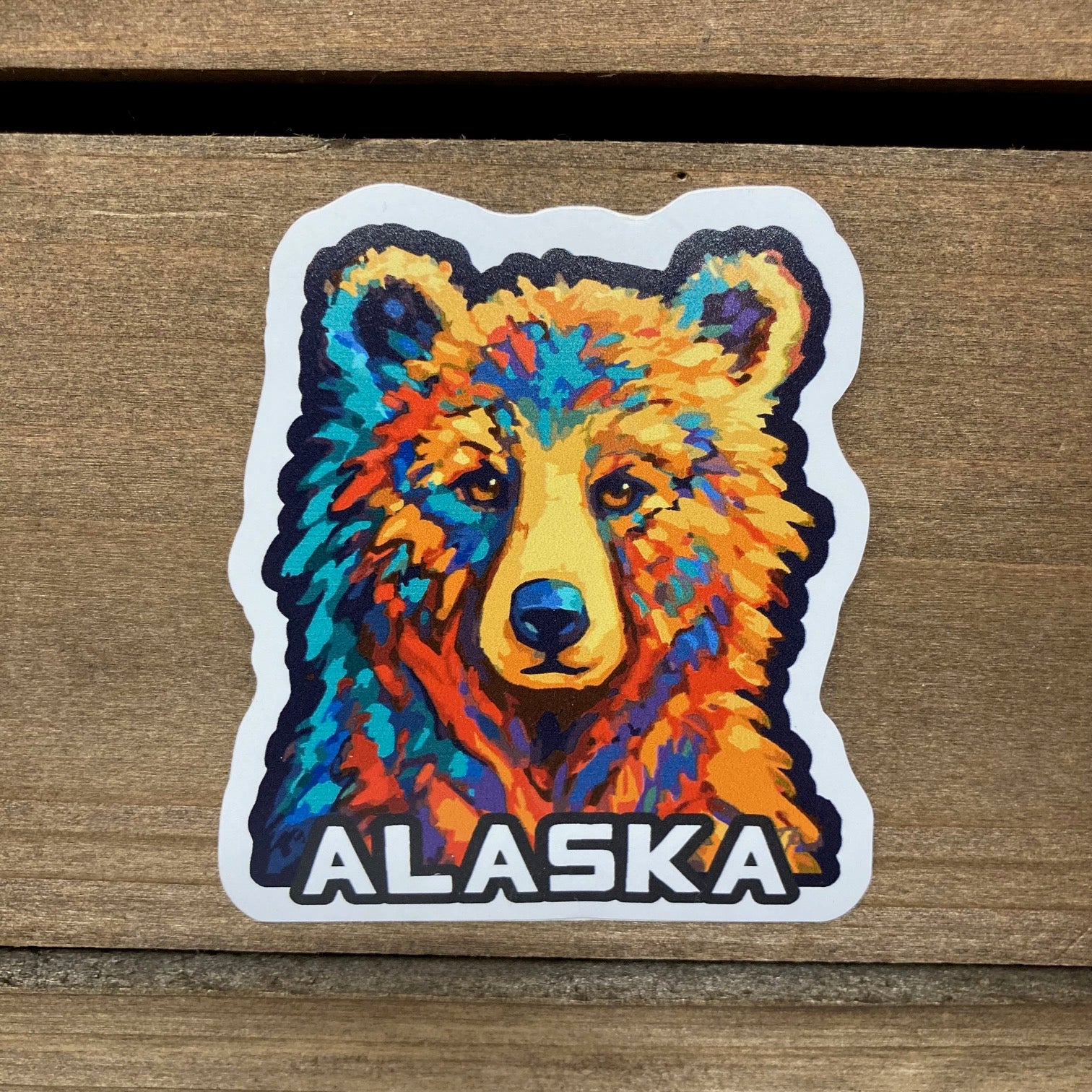 Oil Bear Sticker 3 Inch
