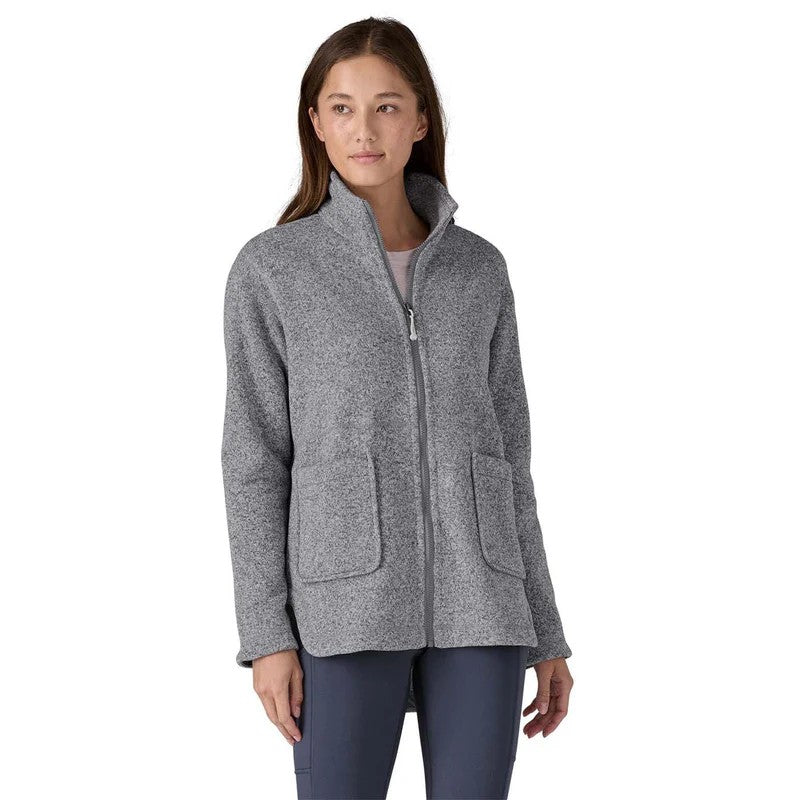 Better Sweater Oversized Fleece Coat for Women - Birch White
