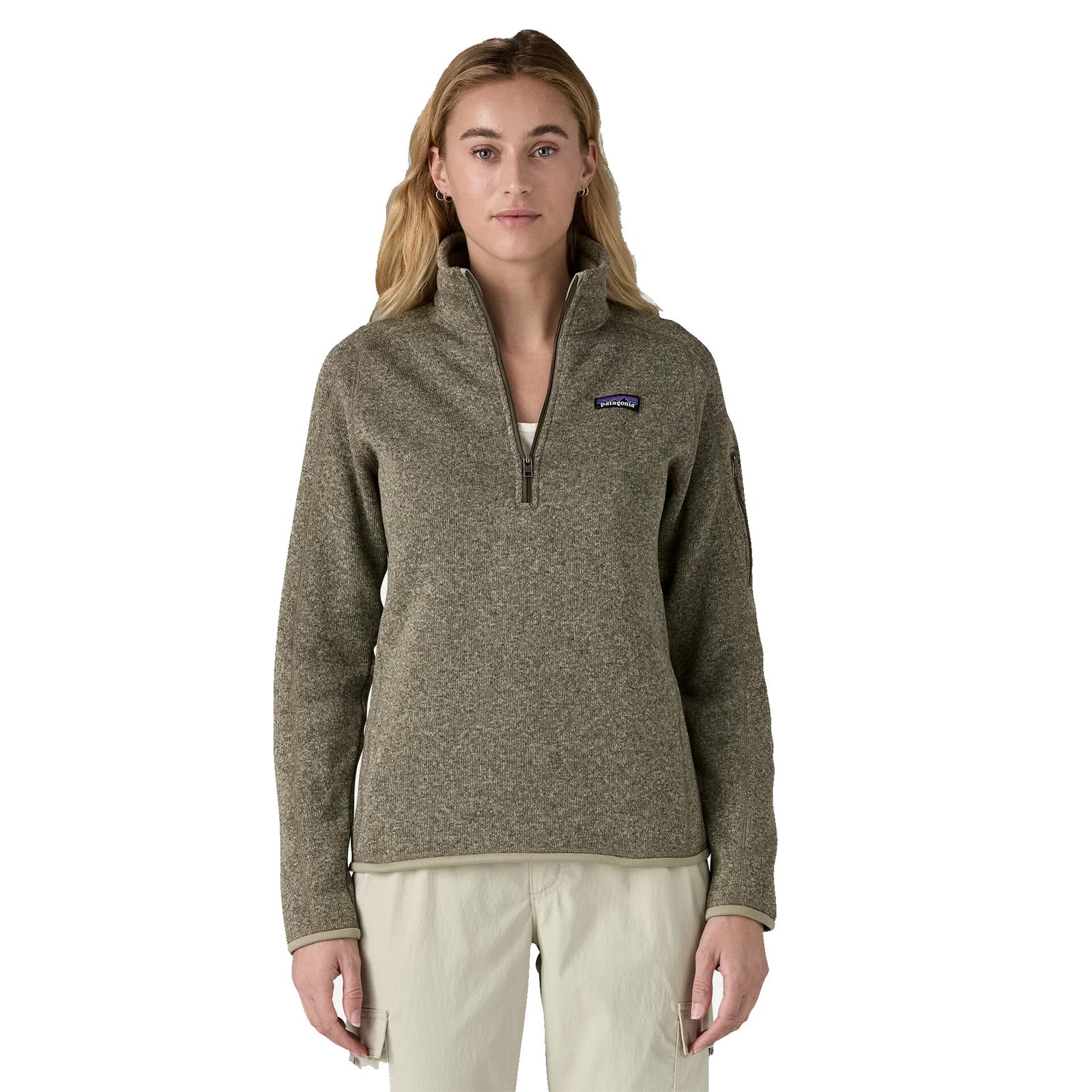 Better Sweater Womens Quarter Zip - River Rock Green