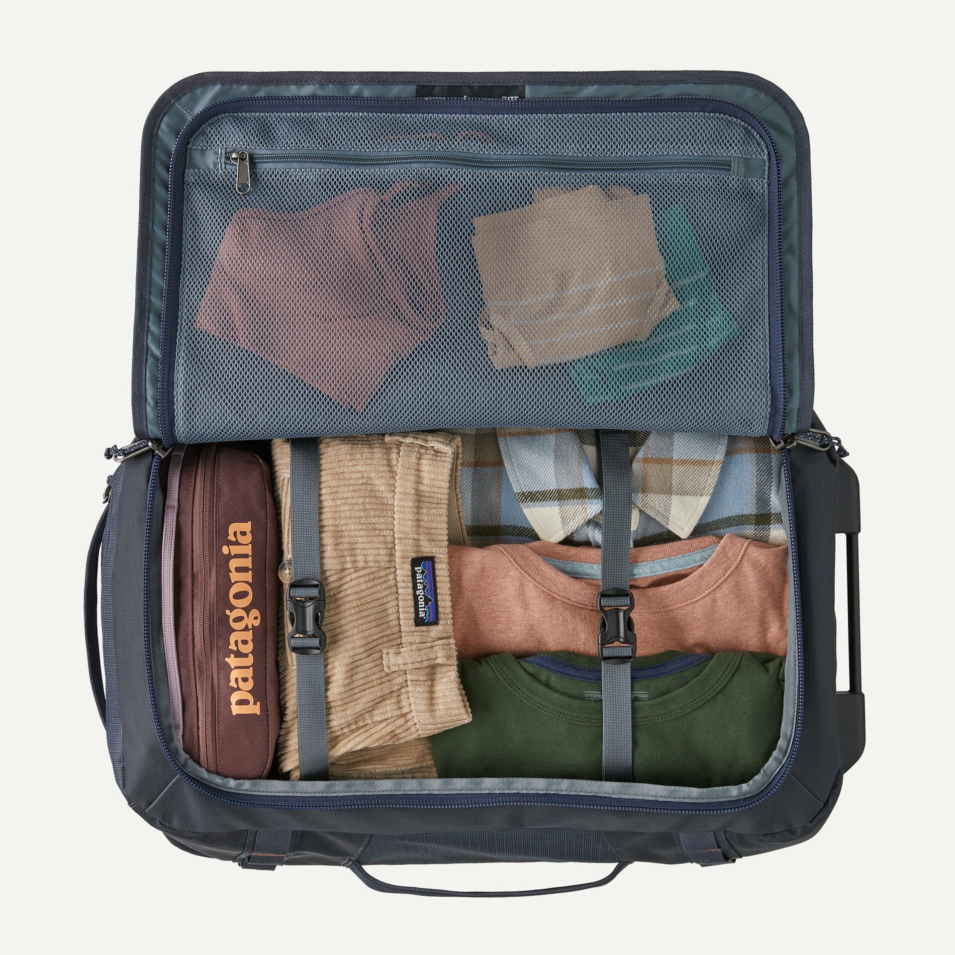 Patagonia Black Hole Wheeled Duffel 40 Liter Smolder Blue