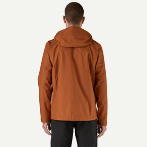 Boulder Fork Mens Rain Jacket - Robin Brown