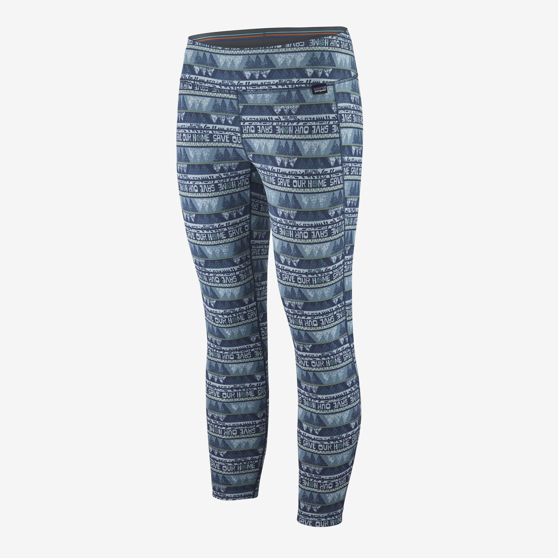 Capilene Midweight Womens Bottoms - Home: Dolomite Blue