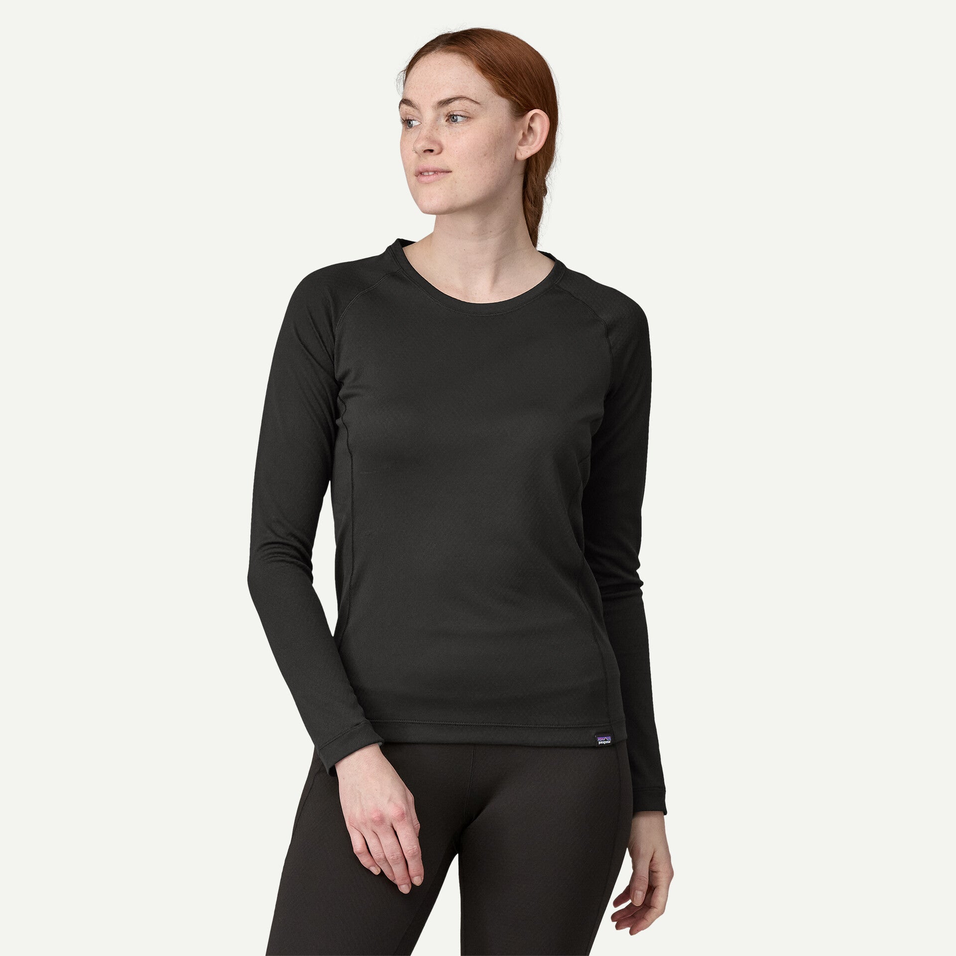 Capilene Midweight Crew for Women - Black