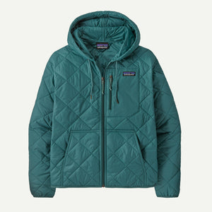 Diamond Quilted Bomber Womens Hoody - S25