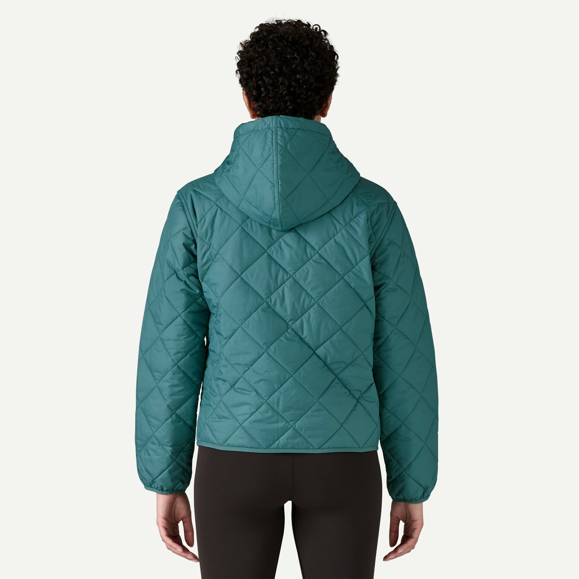 Diamond Quilted Bomber Womens Hoody - S25