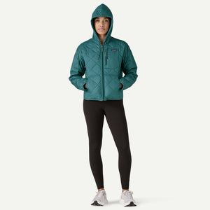 Diamond Quilted Bomber Womens Hoody - S25