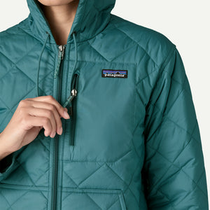 Diamond Quilted Bomber Womens Hoody - S25