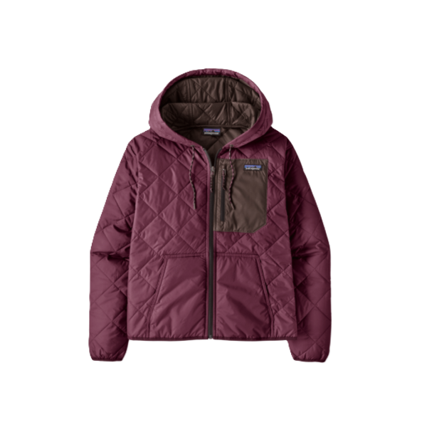 Diamond Quilted Bomber Womens Hoody - F26