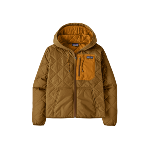 Diamond Quilted Bomber Womens Hoody - F26