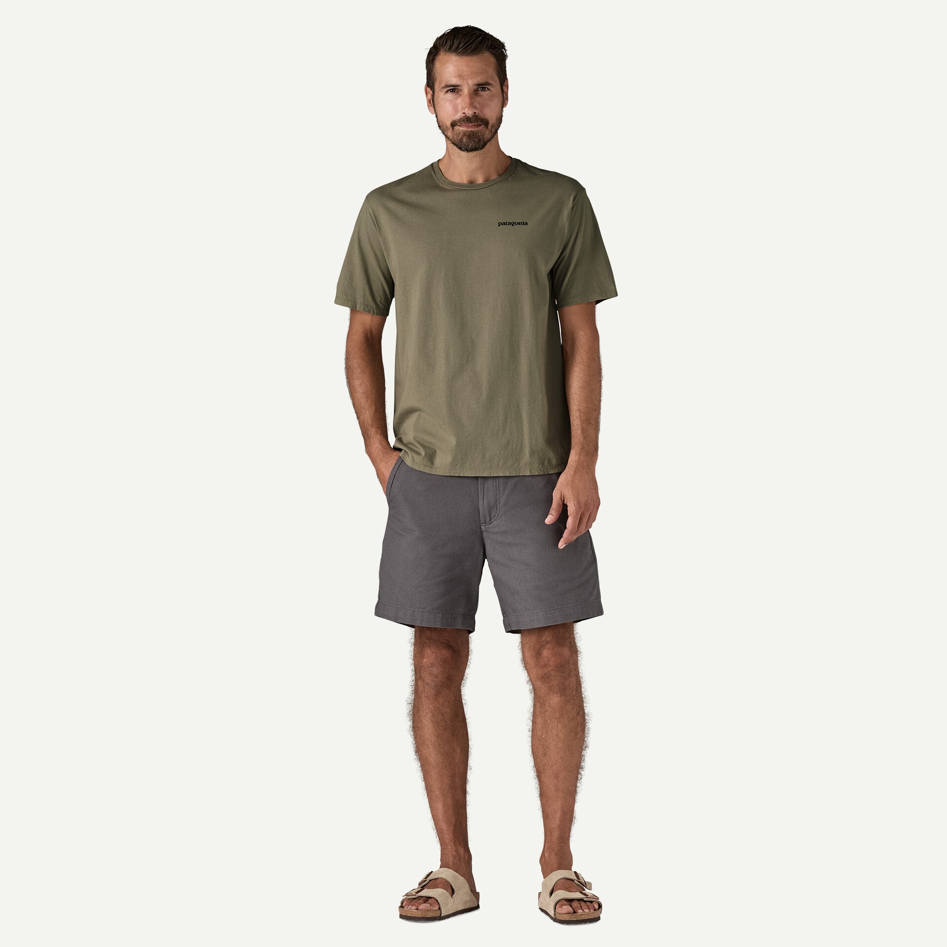 Home Water Trout Organic T-Shirt for Men - River Rock Green