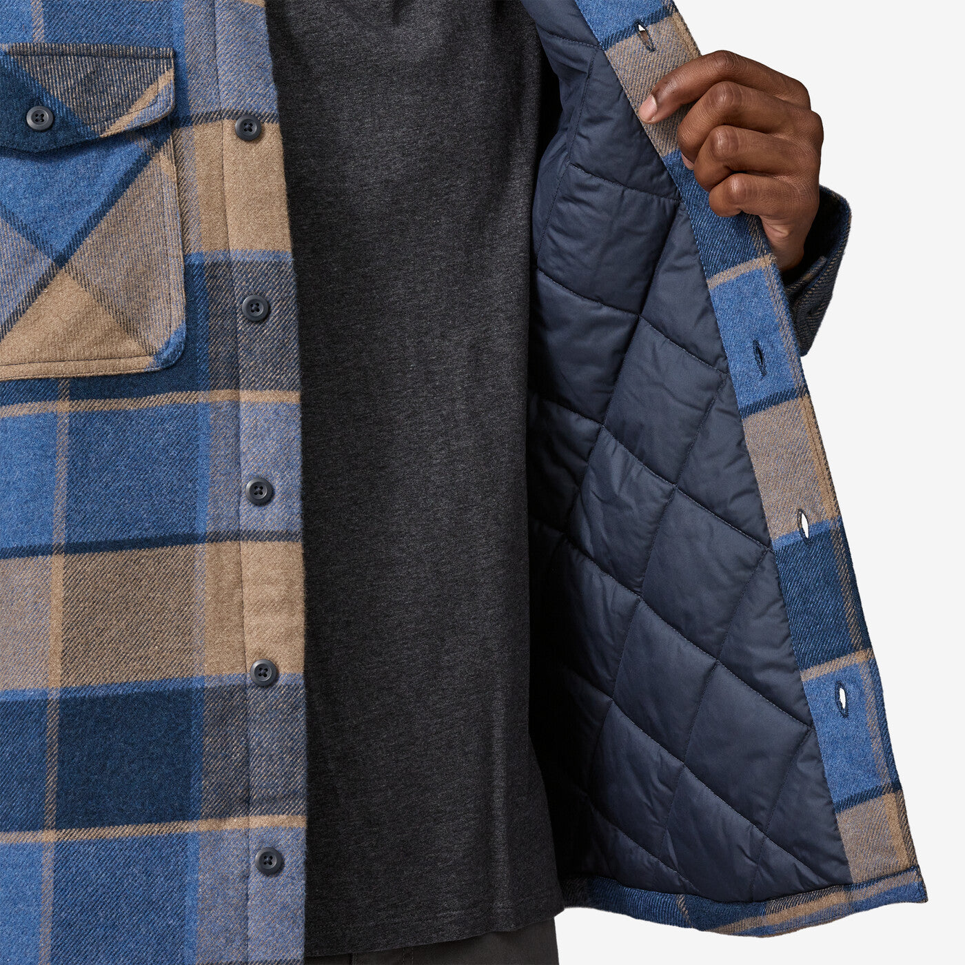 Lightweight Insulated Fjord Flannel Shirt for Men