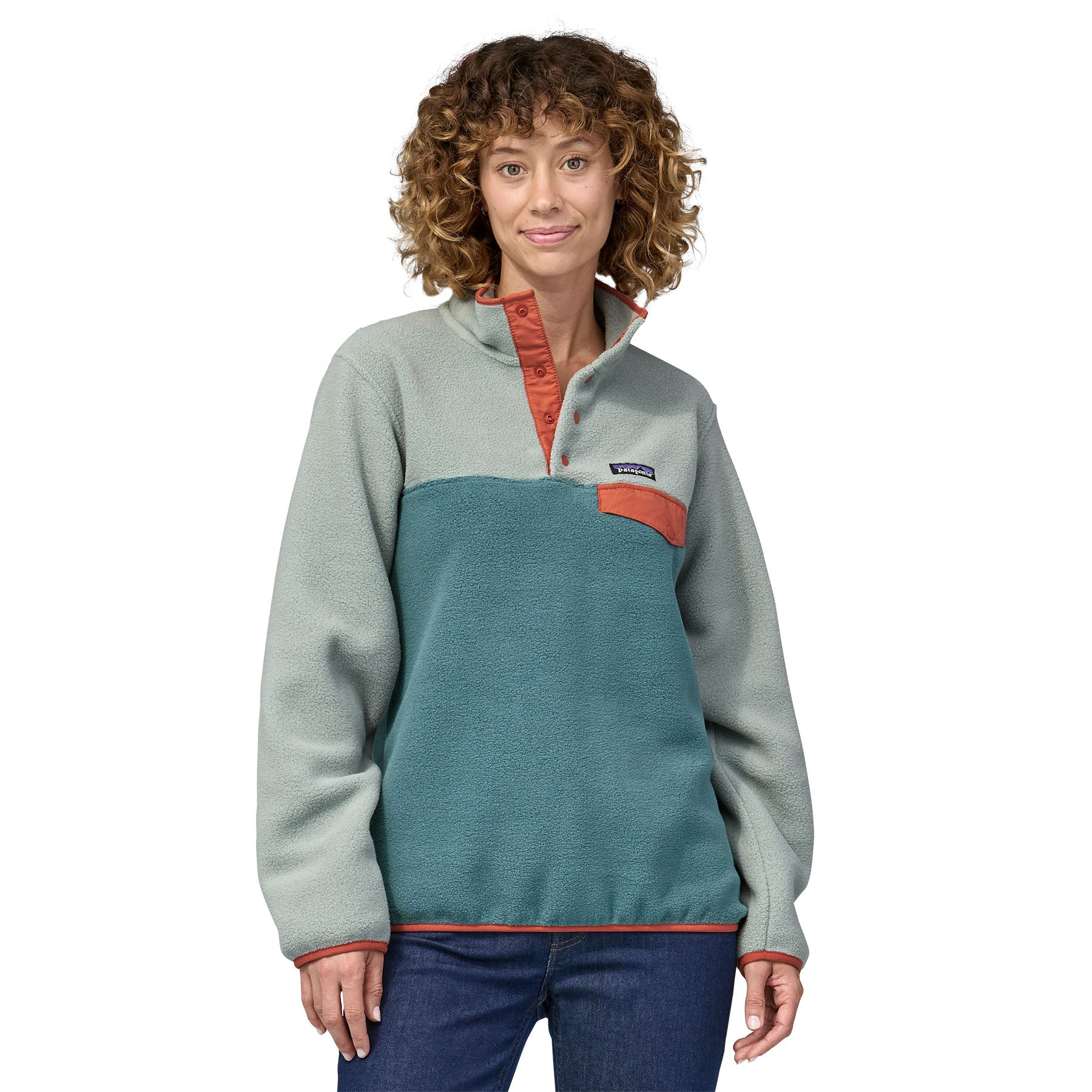 Lightweight Synchilla Snap T Pullover Womens Fall23 Forests