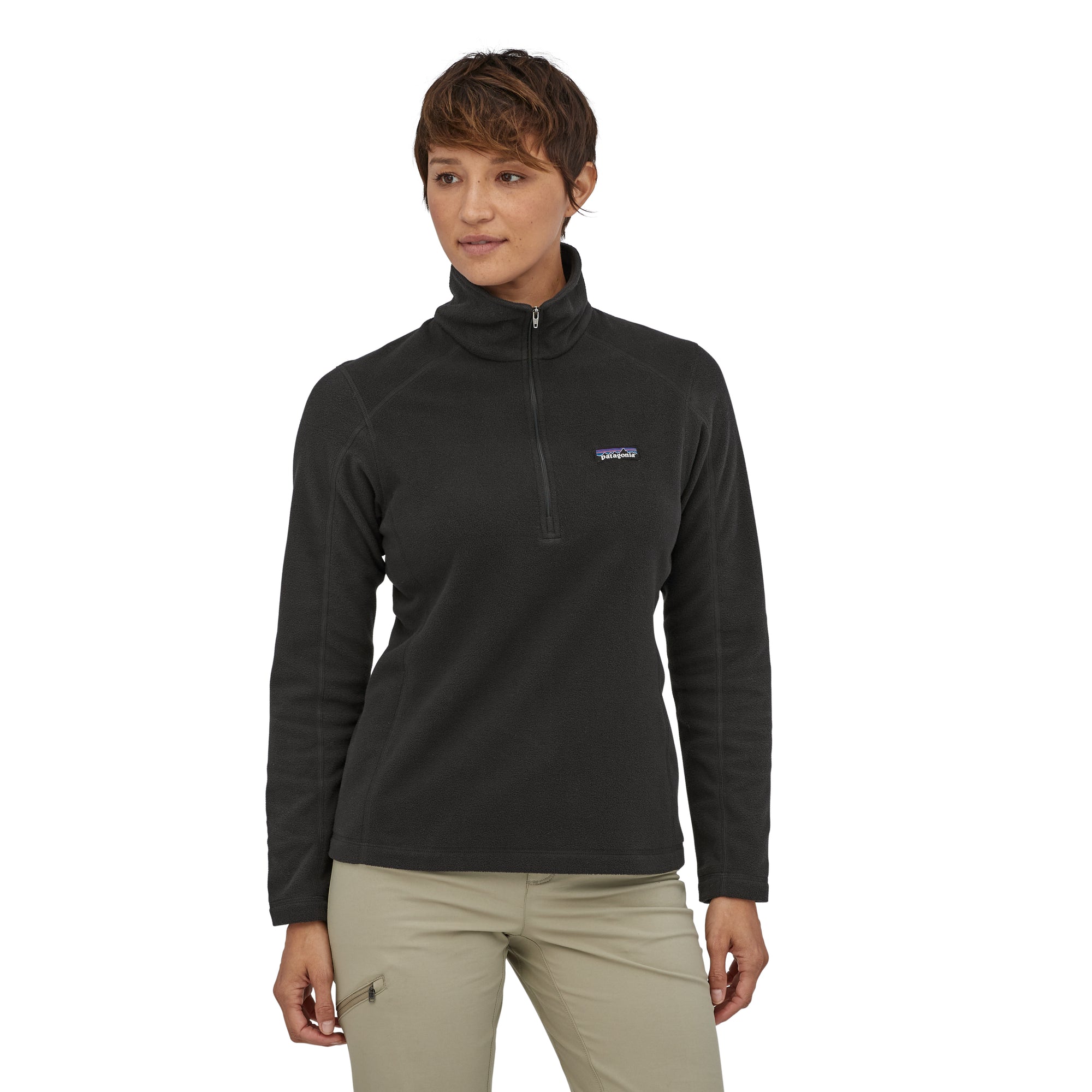 Micro D Quarter Zip Womens Pullover - F23