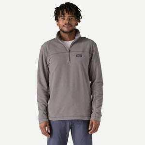 Micro D Fleece Pullover for Men - Feather Grey