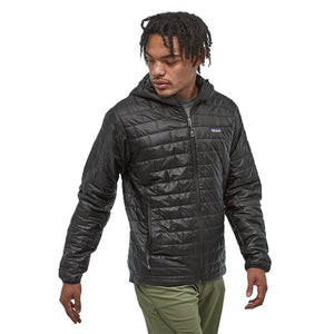 Nano Puff Hoody for Men - Black