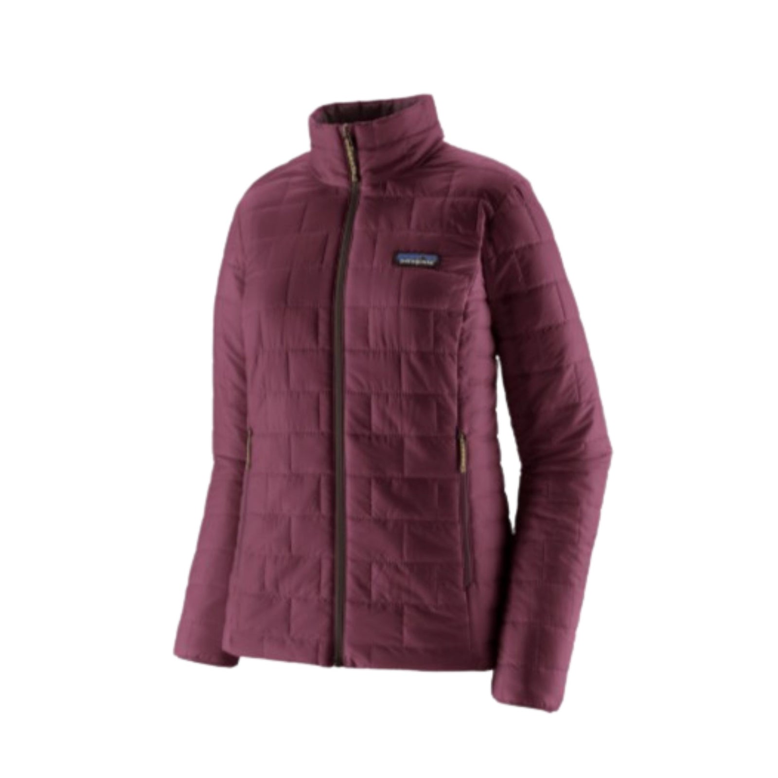 Nano Puff Jacket for Women in Berry Fig