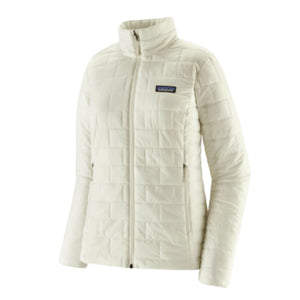Nano Puff Jacket for Women in Birch White