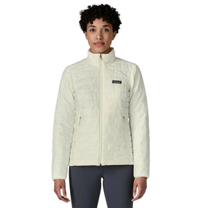 Nano Puff Jacket for Women in Birch White