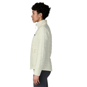 Nano Puff Jacket for Women in Birch White