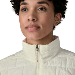 Nano Puff Jacket for Women in Birch White