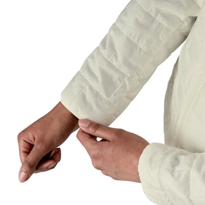 Nano Puff Jacket for Women in Birch White