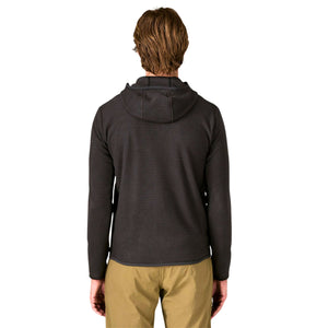 R1 Air Full Zip Hoody for Men - Black