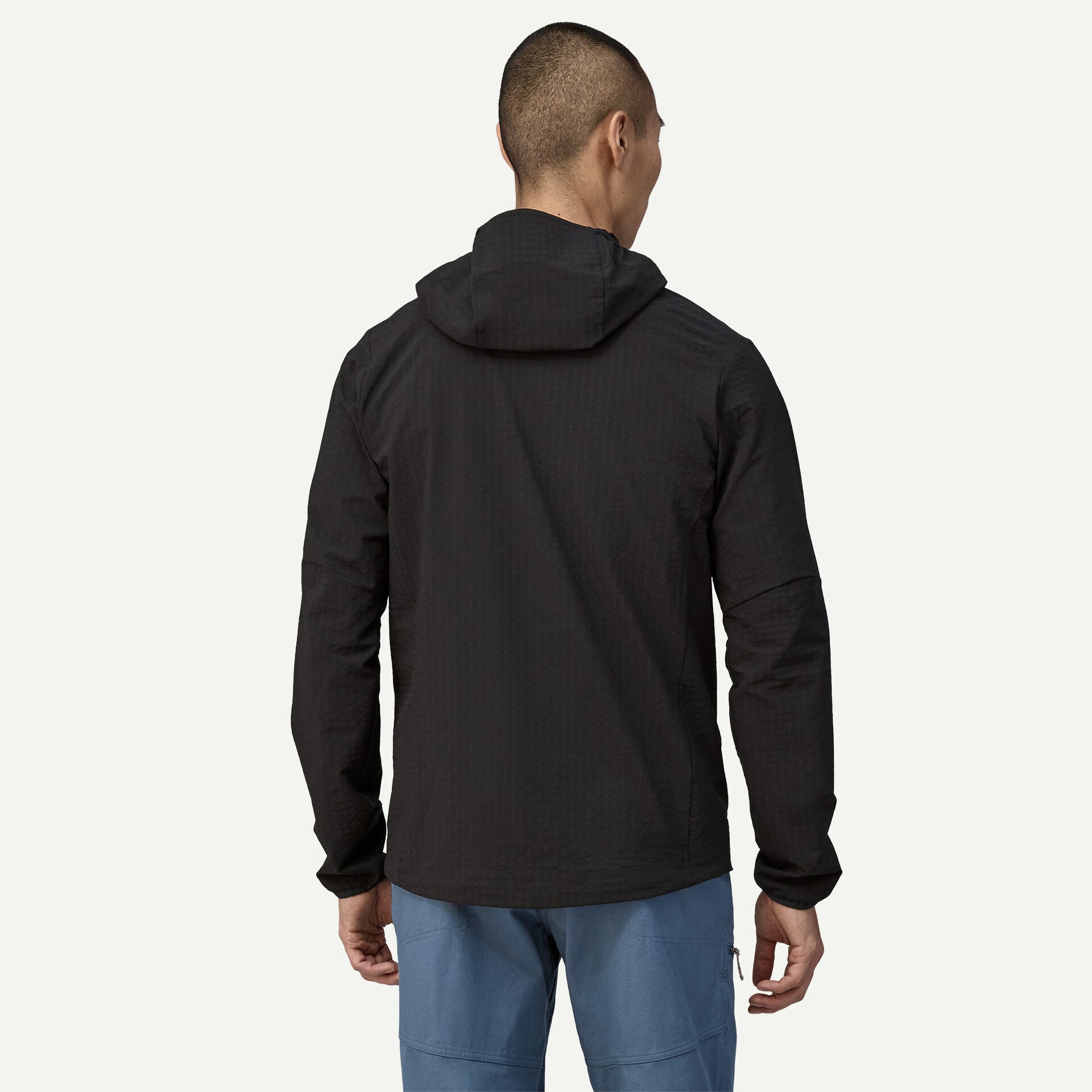 R1 TechFace Mens Hoody - Black