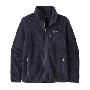 Retro Pile Jacket for Women - Sunken Blue