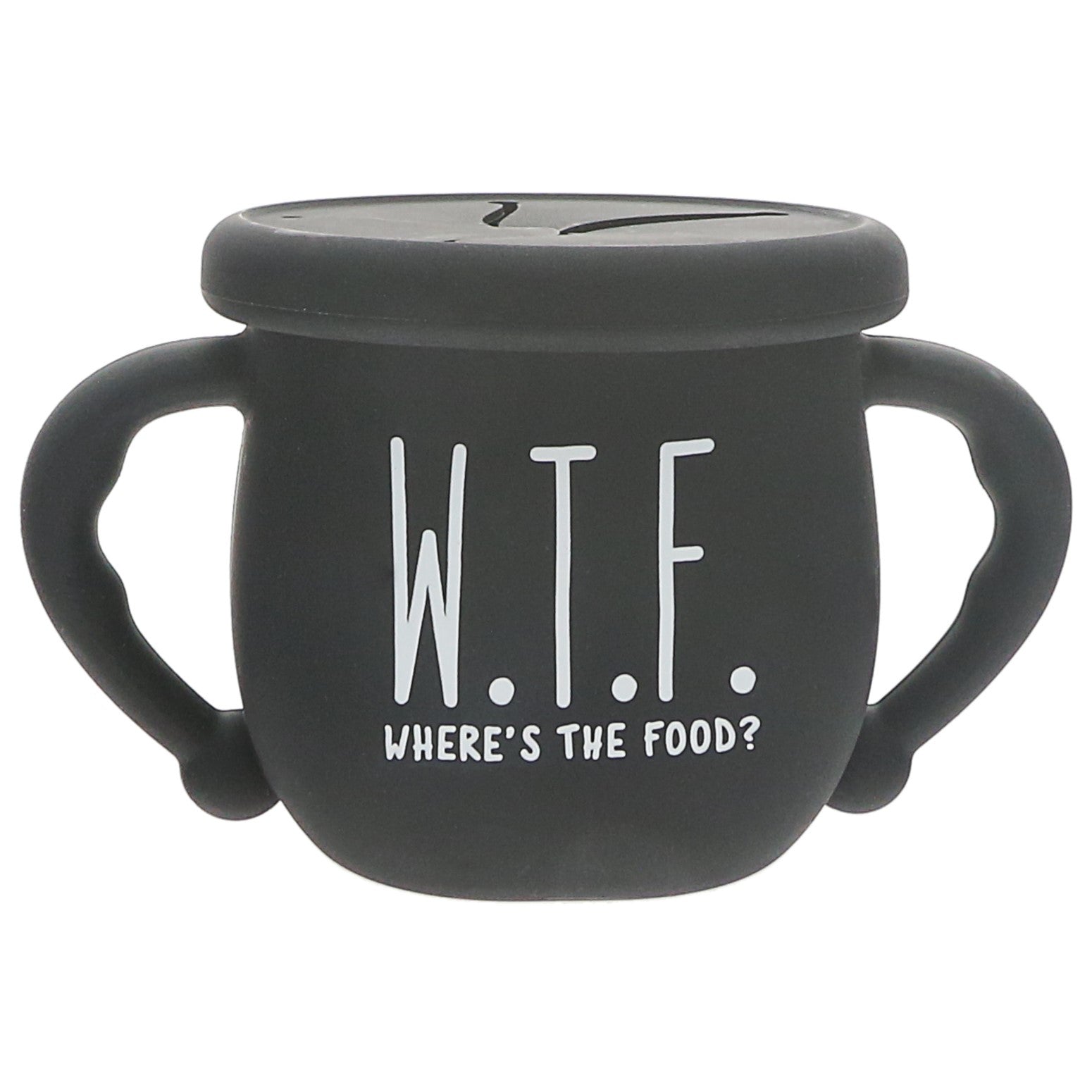 W.T.F. Silicone Snack Bowl with Lid