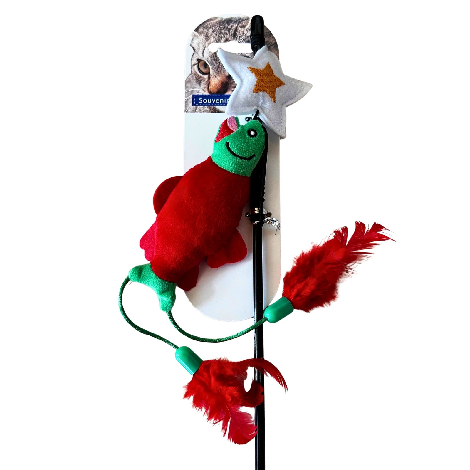Salmon Cat Teaser Toy