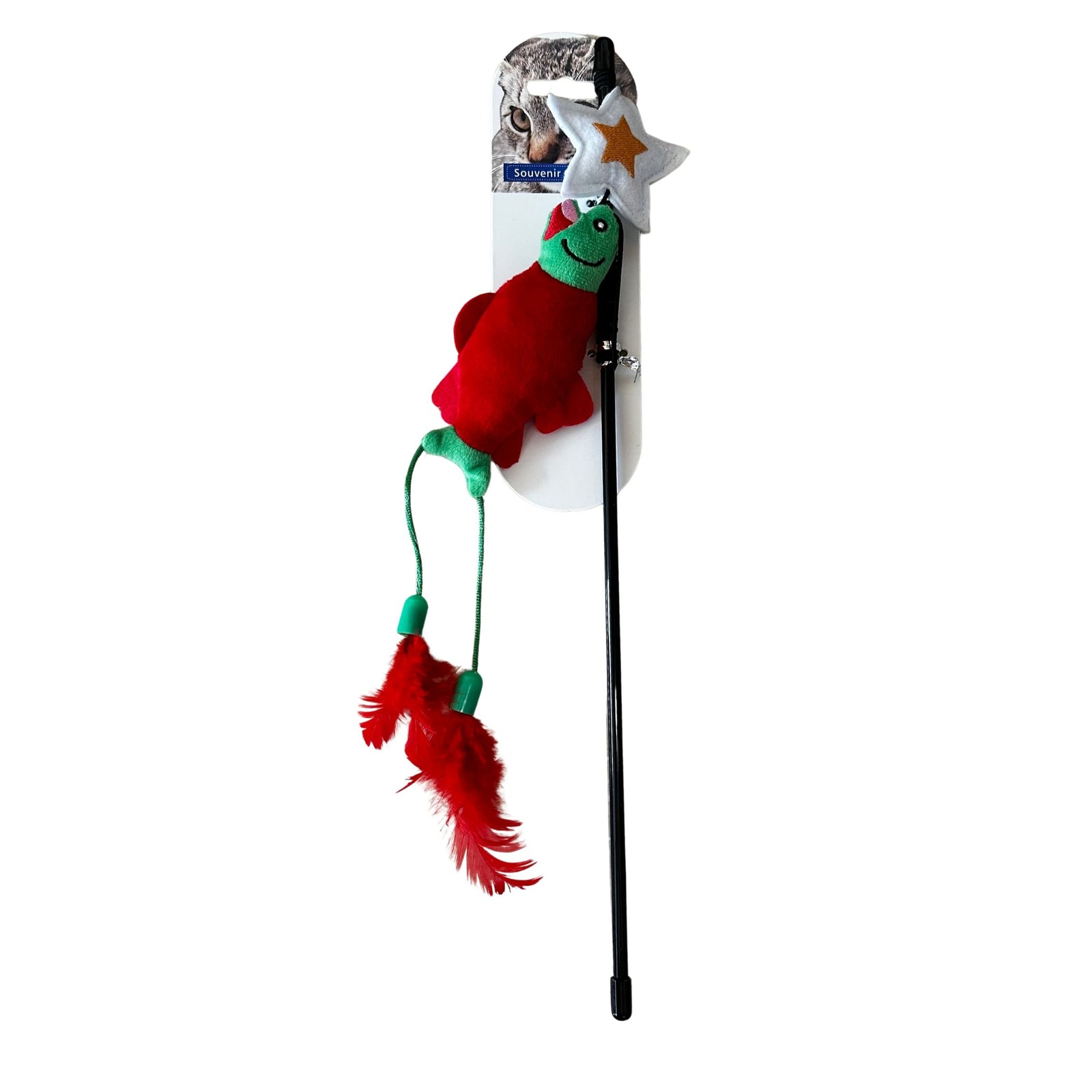 Salmon Cat Teaser Toy