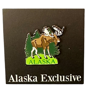 Standing Moose Pin