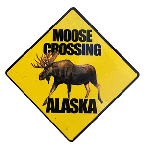 Alaska Road Sign Magnet