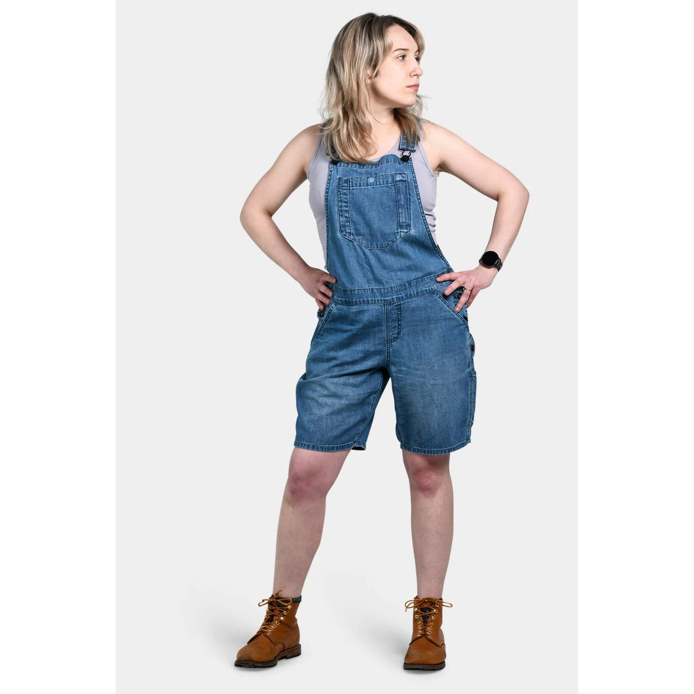 Hemp Utility Shortalls for Women