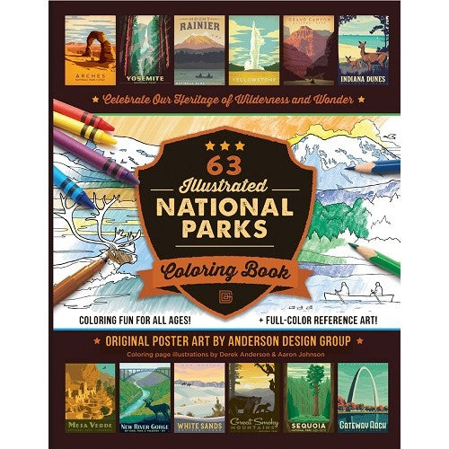 National Parks Coloring Book