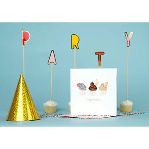 Quilled Birthday Cupcake Trio Greeting Card