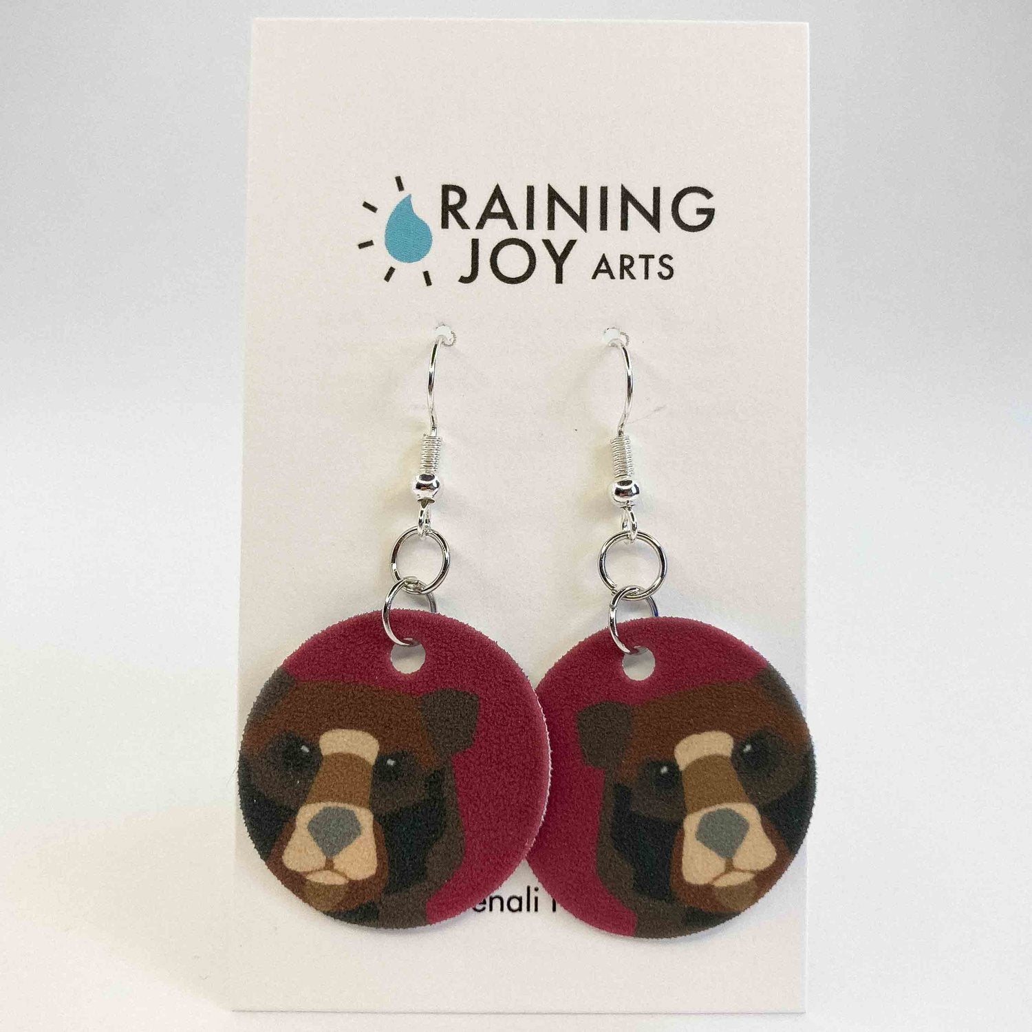 Grizzly Bear Earrings