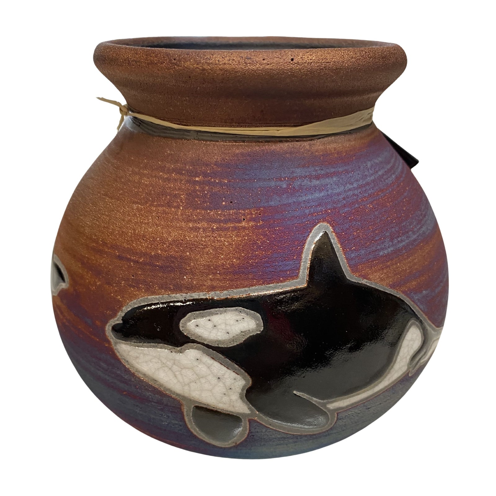 Orca Silhouette Vase - 5"