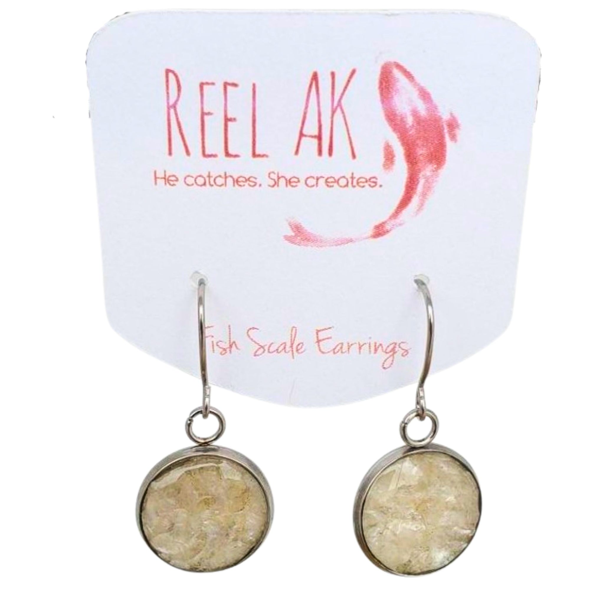 French Hook Dangle Earrings - 12mm