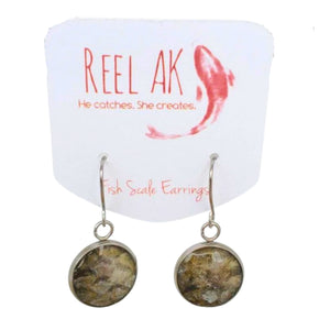 The Megan - Round Salmon French Hook Earrings